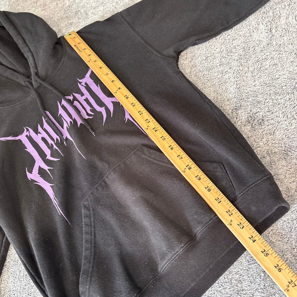 Twilight Men Hoodie Small Metal Font Graphic Movie Goth Grunge Emo Vampire 20647 - Picture 6 of 8